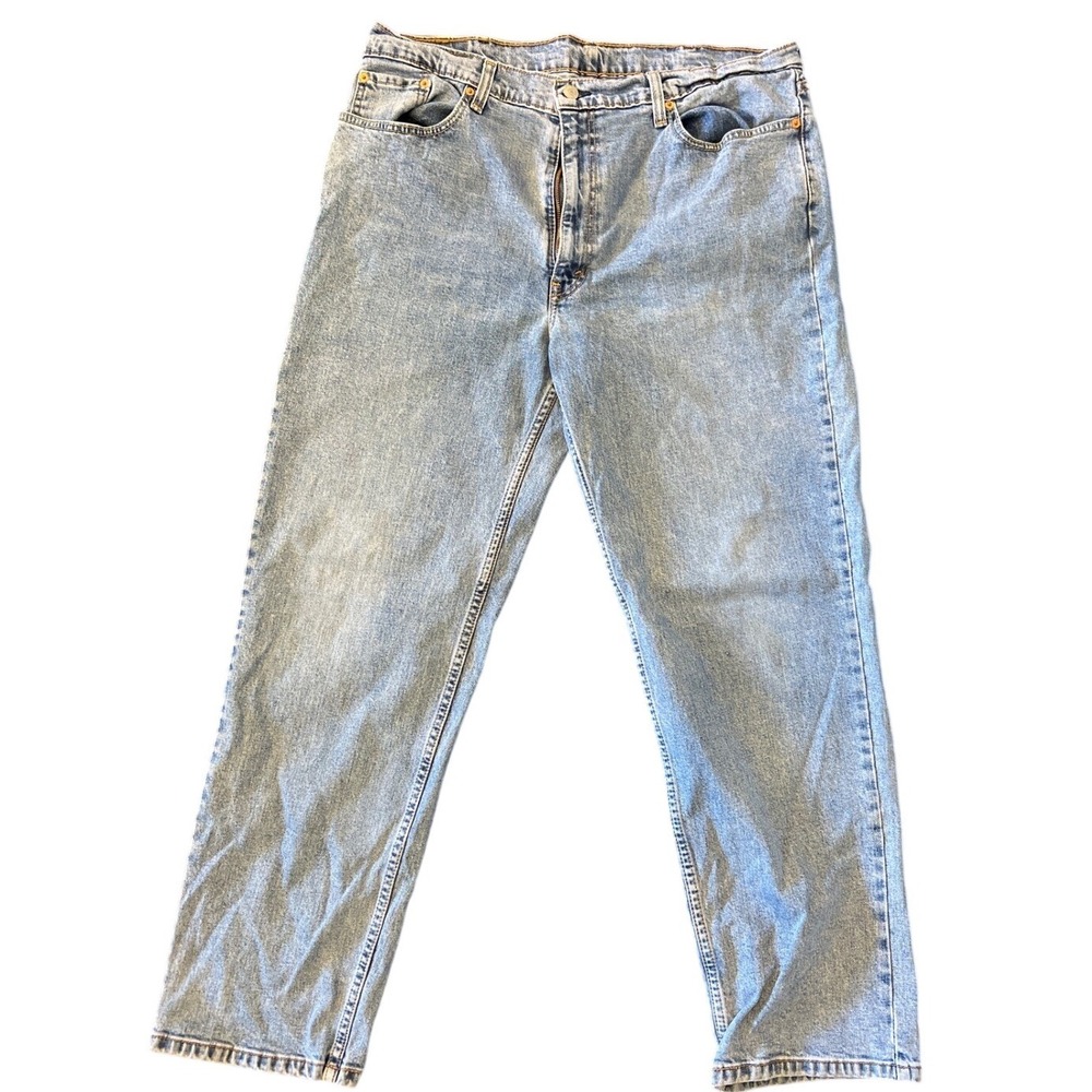 Levis 550 Jeans Mens 40x32 Light Wash Relaxed Fit  Vintage Straight Denim‎
